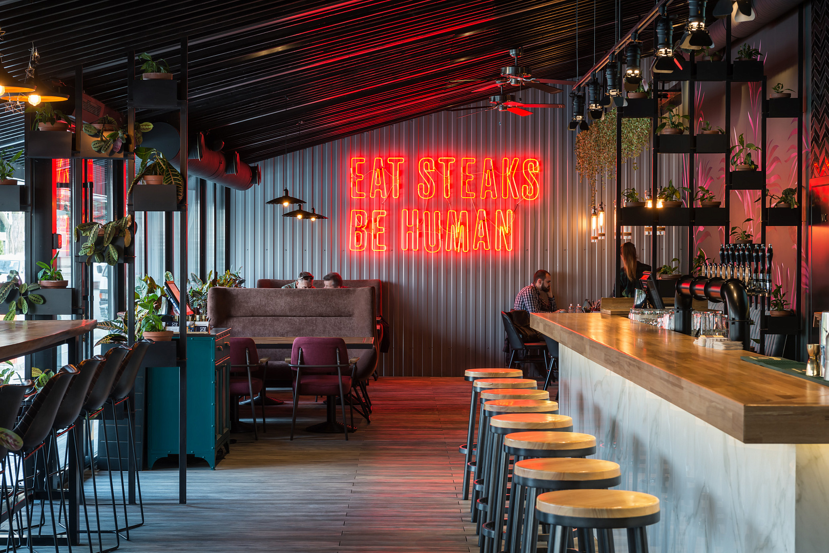 BBQ Bar&Grill Restaurant by PROJECT architectural bureau