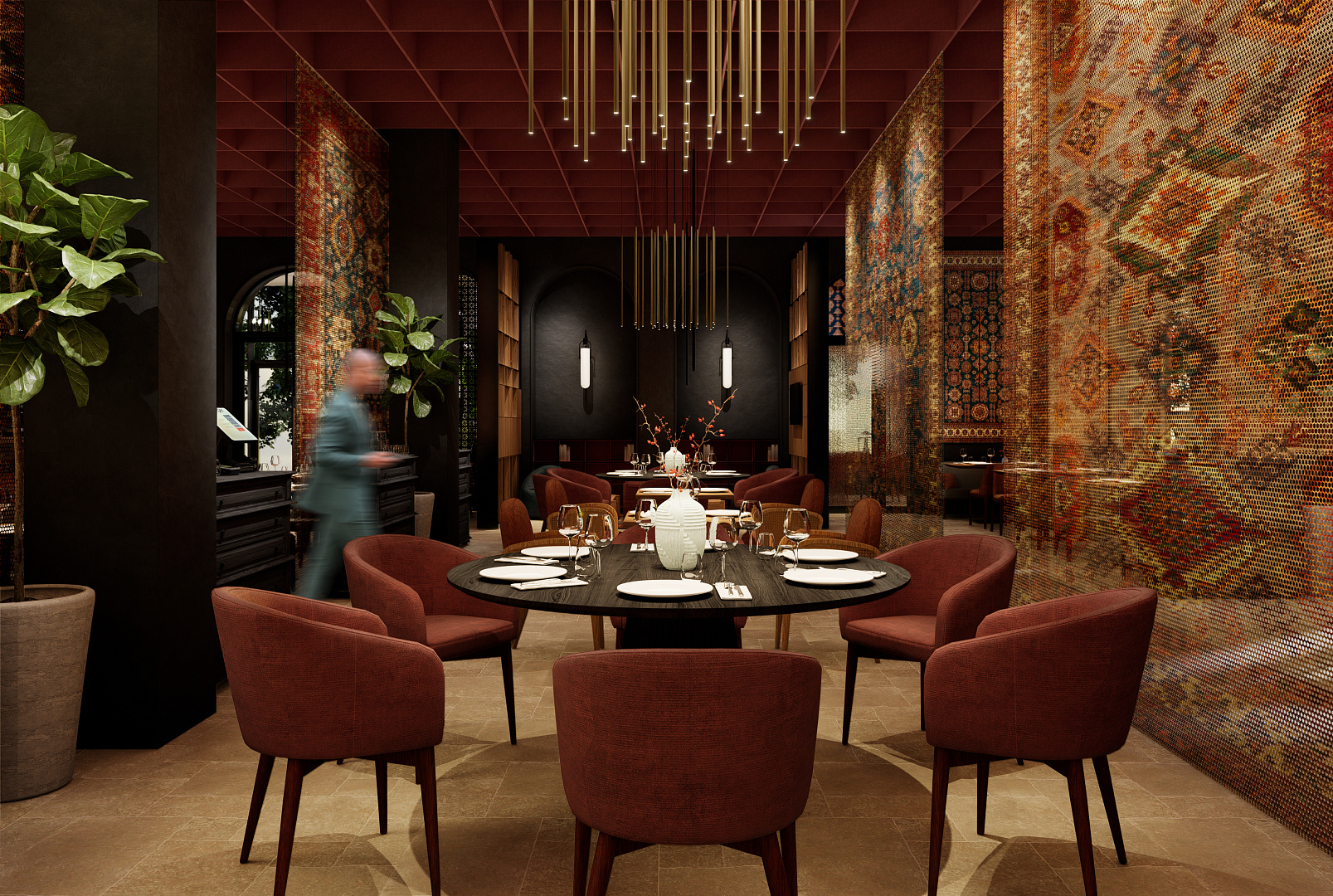 GRANAT Restaurant by PROJECT architectural bureau