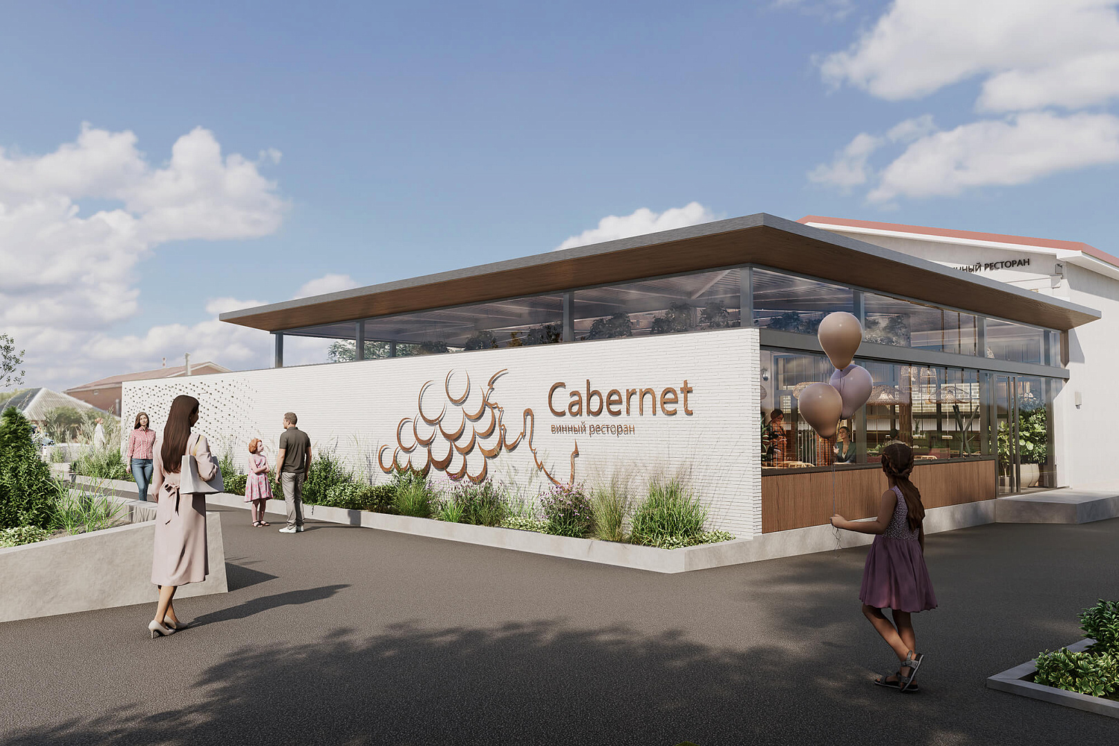 CABERNET wine restaurant by PROJECT architectural bureau