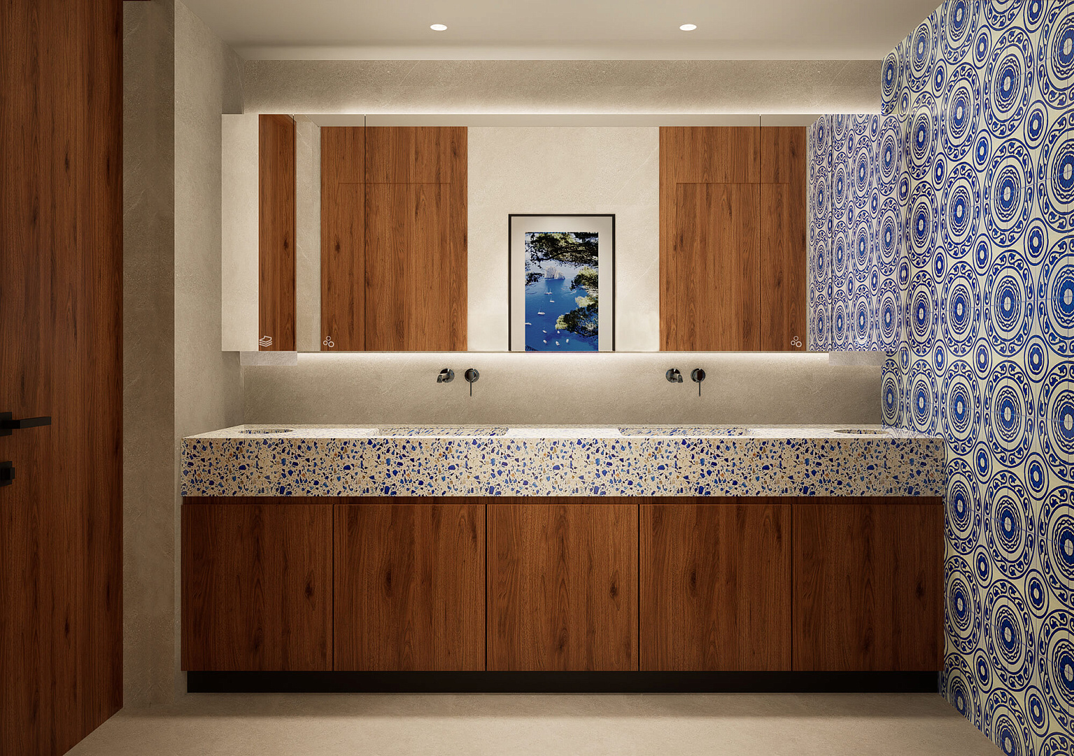 Public interiors of Tivat Residence apartments