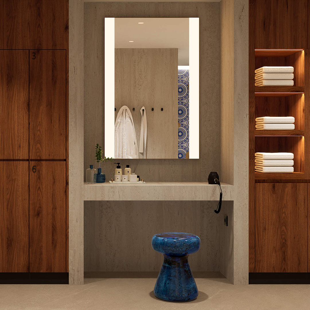 Public interiors of Tivat Residence apartments