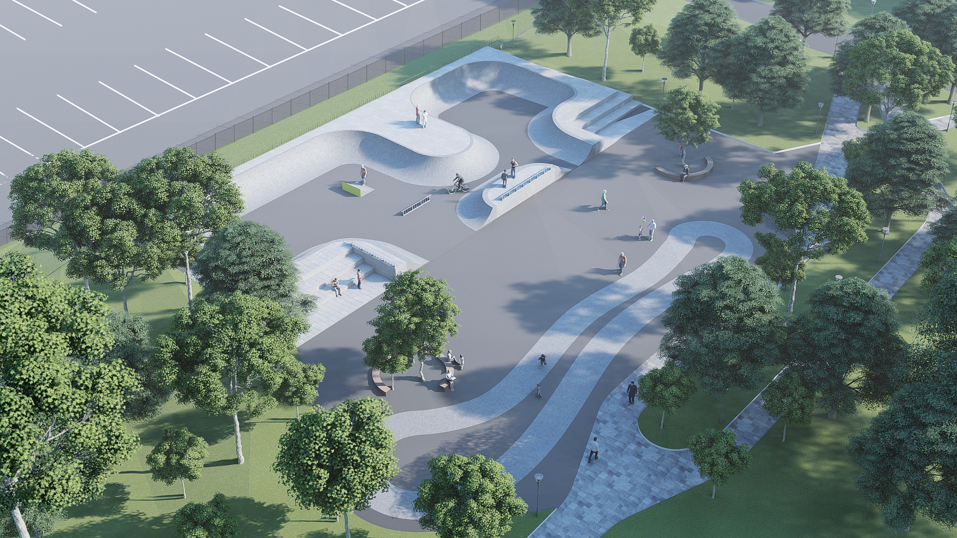 Komarov Boulevard Concept by PROJECT architectural bureau
