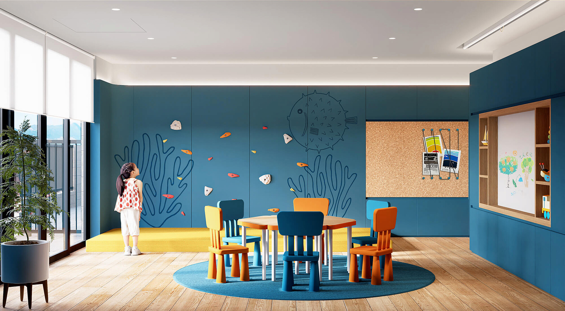 Public interiors of Tivat Residence apartments