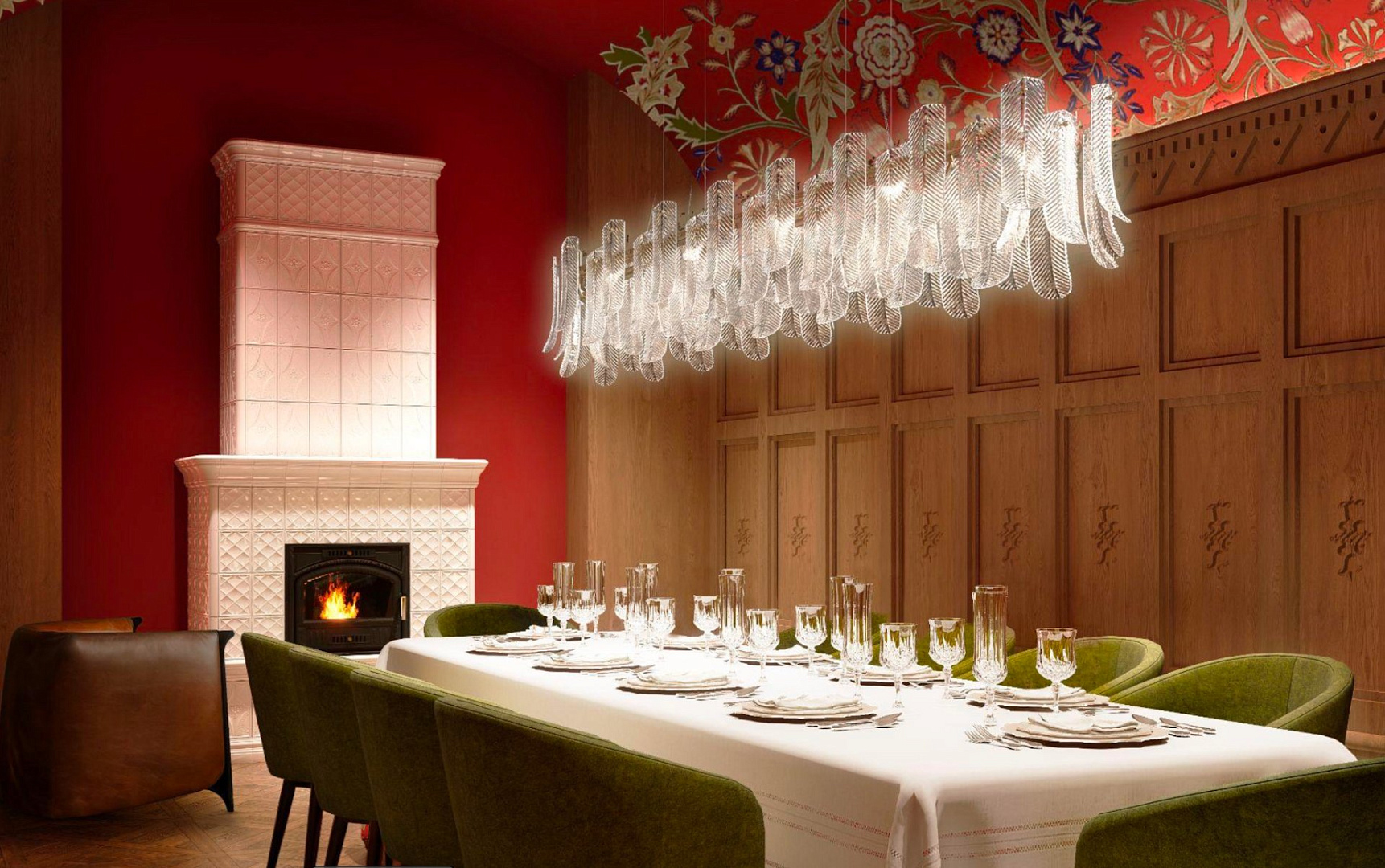 Interiors of a country hotel near Anapa