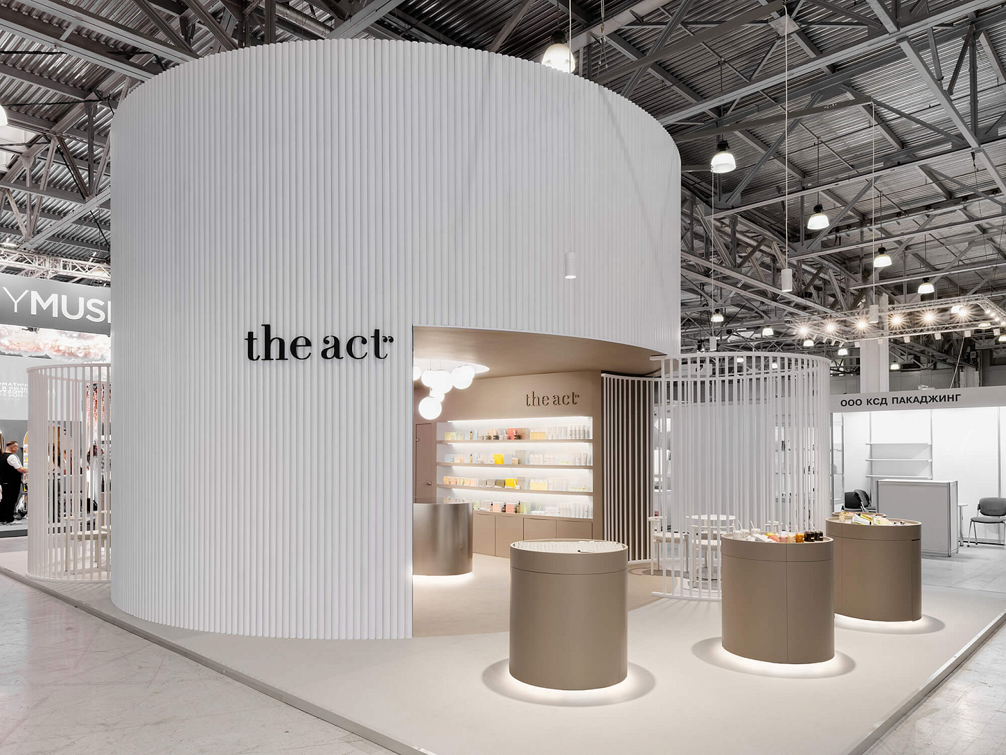THE ACT brand stand