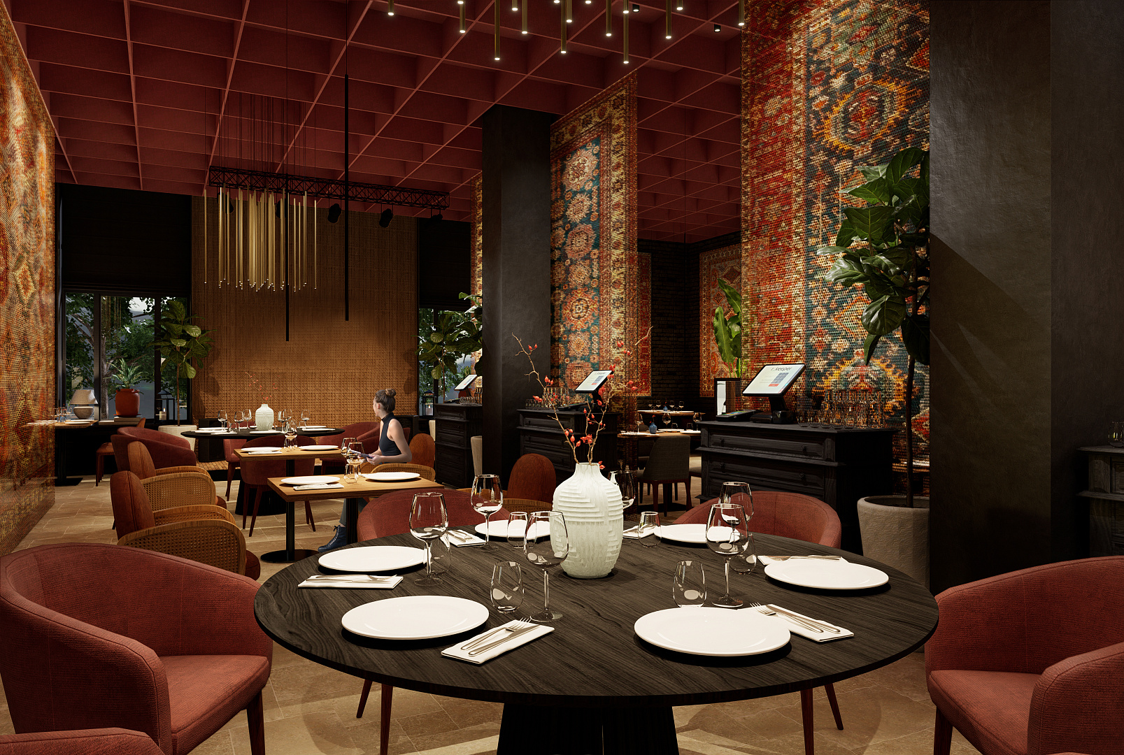 GRANAT Restaurant by PROJECT architectural bureau