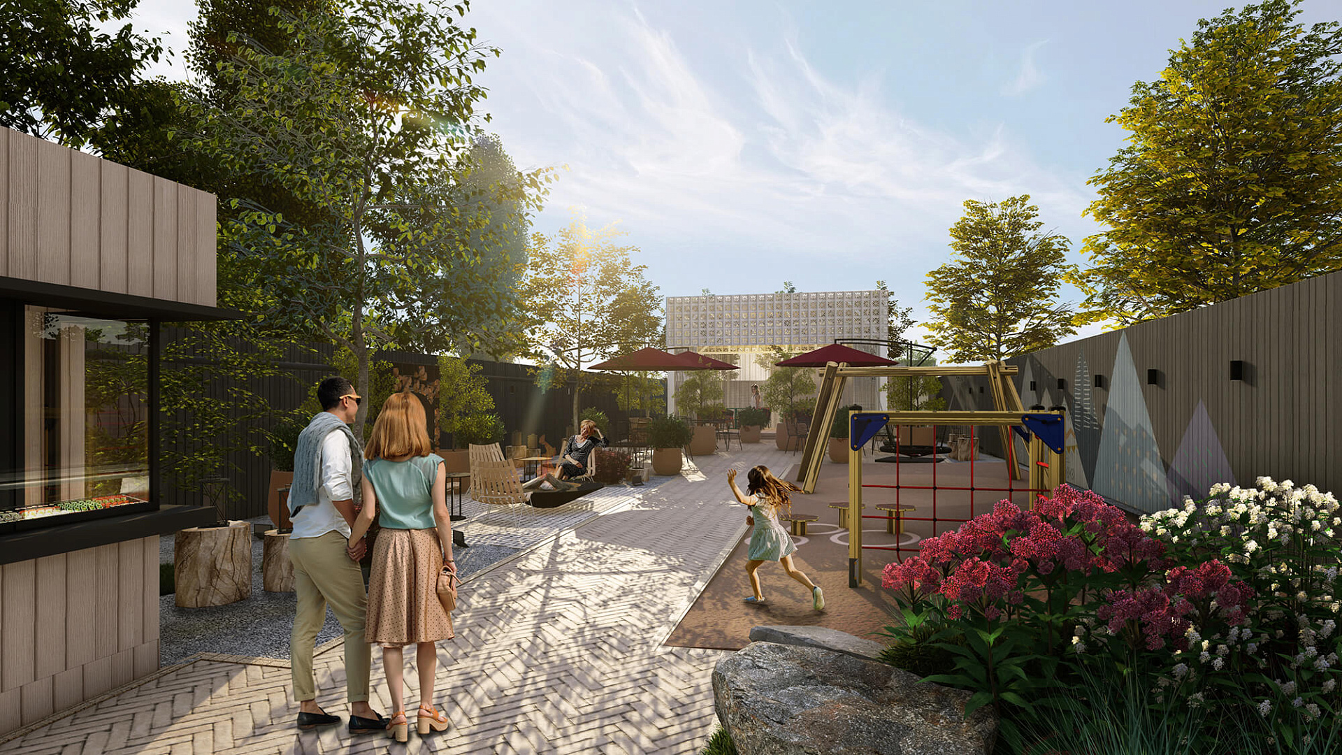 GRANAT Restaurant Landscape Concept by PROJECT architectural bureau