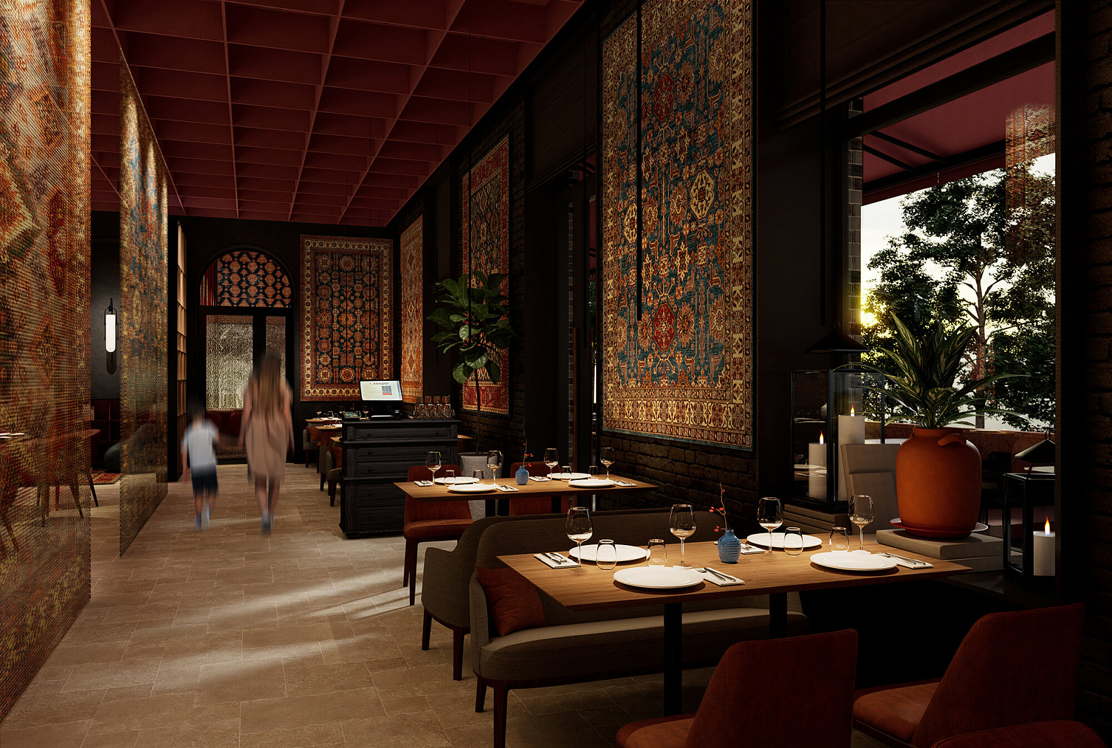 GRANAT Restaurant by PROJECT architectural bureau