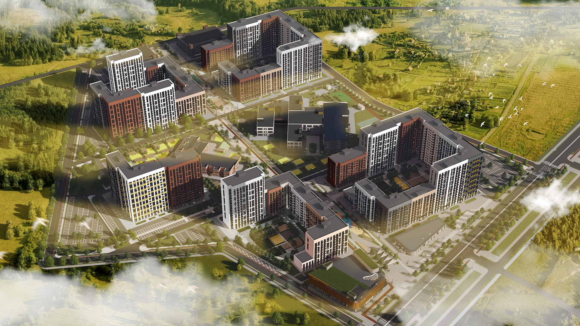 Residential neighborhood in Dagestan by PROJECT architectural bureau